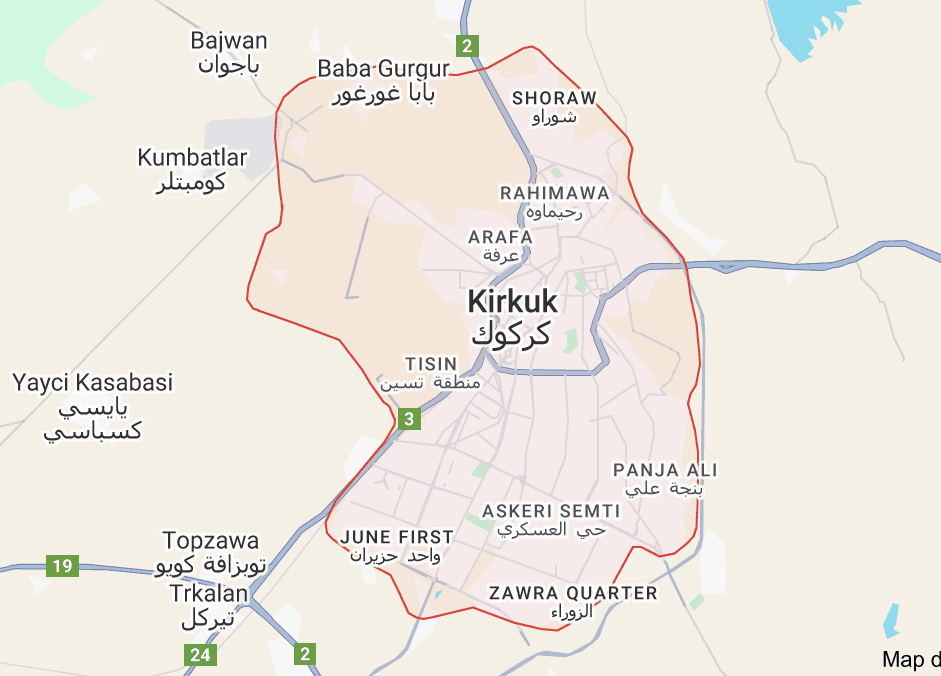 Kirkuk GPS Map