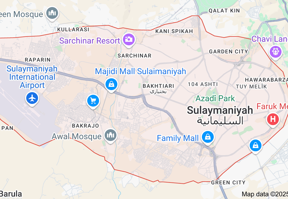 Sulaimaniah GPS Map